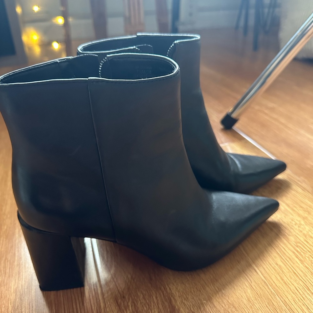 Franco Sarto Black Ankle Boots